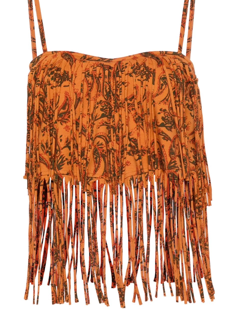 Affordable Alanui Monsoon top Women paisley-print 0729